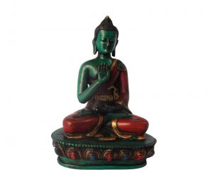 clay made buddha statue