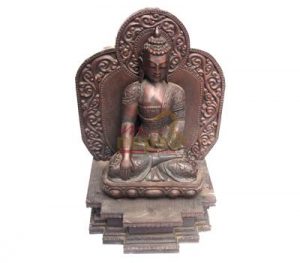 buddha statue made by wood