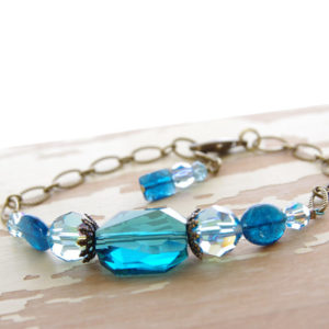 Blue Bladed Handmade Jewelry 