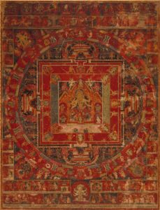 Mandala-of-Vasudhara-LACMA-thangka painting