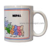 Cup with Nepal's map