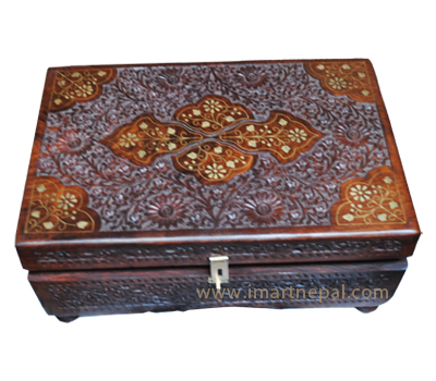 Nepali rectangle jewelry box