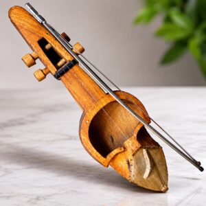 Buy handmade antiques, figurines, statues, wood crafts, jewellery, garments etc. 75 Peacock Necked Sarangi