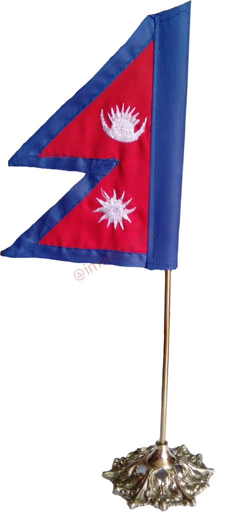 Buy Nepal Flag With Stable Stand-1 Online - iMartNepal