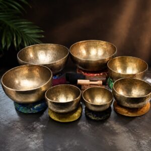 7-Set Moon Singing Bowl - Panchadhatu