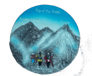 Ceramic Plate(mounteverest)