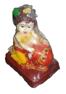 Lord Krishna with Makhan