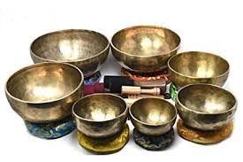 7-Set Moon Singing Bowl - Panchadhatu