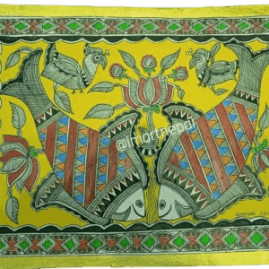twin-fish-harmony-mithila-painting