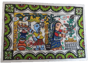 Handcrafted Mithila Artwork