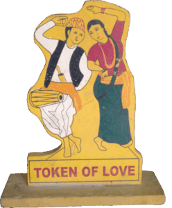 Nepali Wooden Typical Couple