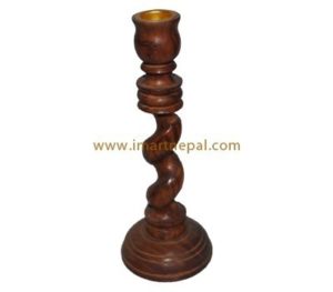 Wooden Candle Stand