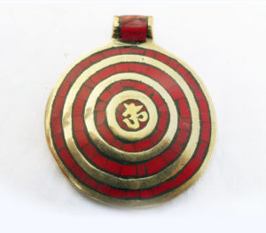 Om Circle Pendent