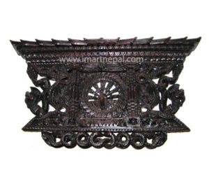 Antique Wooden Peacock window