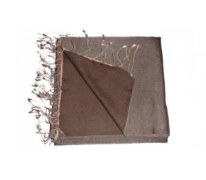 Polyster Shawl (Silver Brown)