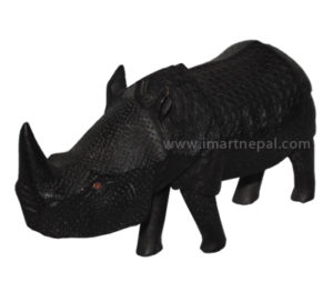 Wooden Rhino