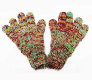 Simple Handmade Wollen Gloves