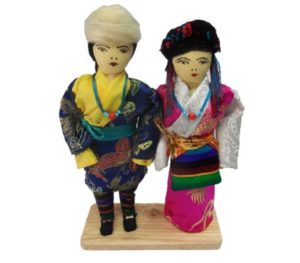 Sherpa Couple Doll w/ Traditional Dress