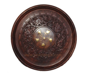 Decorated Wooden Plate