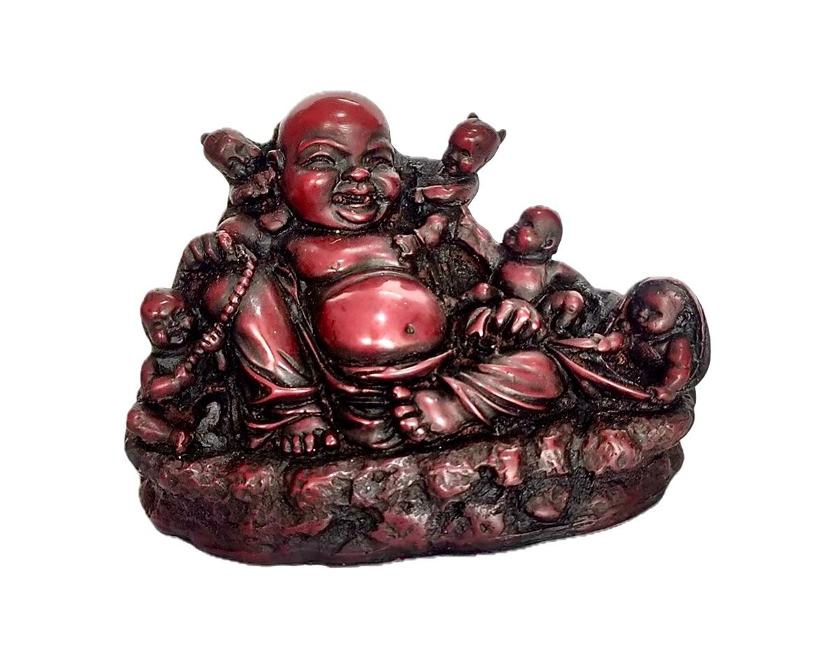 Laughing Buddha with Children