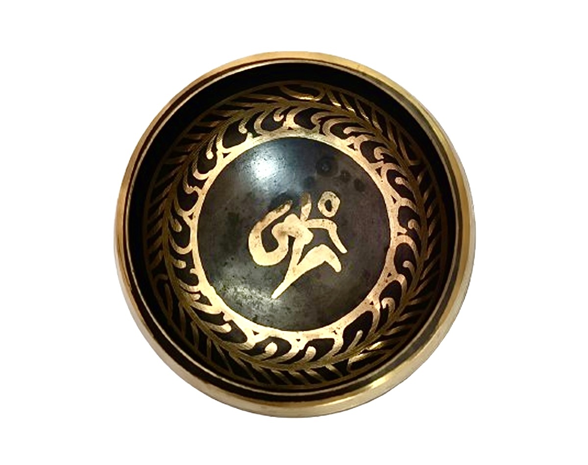Brass Om Meditation Bowl