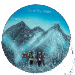 Ceramic Plate( MountEverest) 1 ceramic-platemounteverest