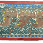 Lord Ganesha in Nature Mithila Painting 1 lord-ganesha-in-nature-mithila-painting