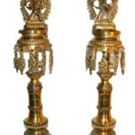 Newari Oil Lampstand - Panas 3 1 Newari Oil Lamp Stand – Panas 3