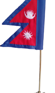 nepal-flag-with-stable-stand-1