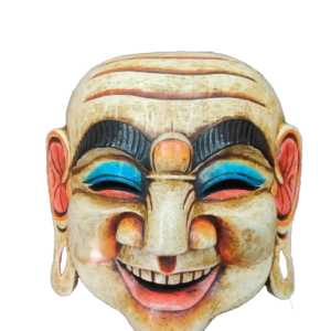 wooden-laughing-buddha-mask