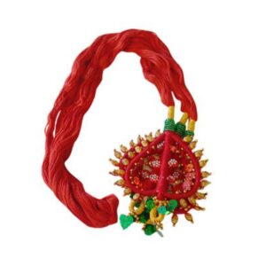 red-dhago-with-golden-green-tassels