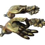 Flower Hand Door Handle Pair 1 flower-hand-door-handle-pair