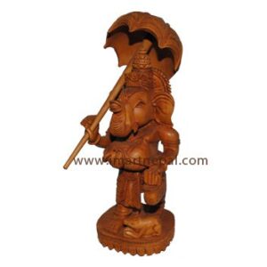 red-ganesh-with-umbrella