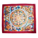 Small Red Mandal Thangka - 1 1 Small Mandal Thangka
