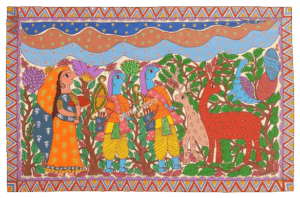 Mythical Mithila Nature Scene