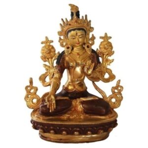 golden-white-tara-statue