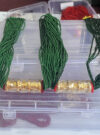 Handmade Nepali Pote necklace with traditional glass beads